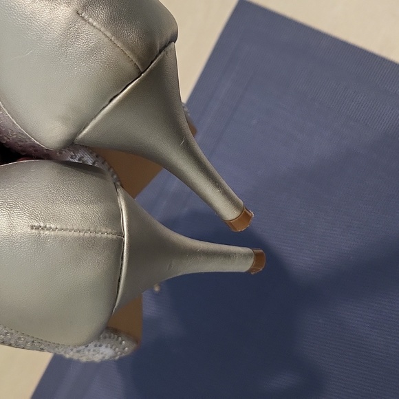 K & M sparkly open toed evening shoes. - Picture 13 of 13